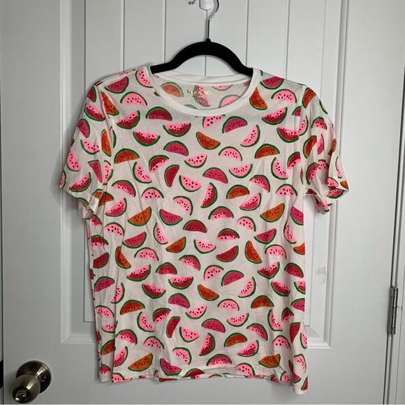 Kate spade watermelon spring summer tee shirt‎ size small vacation beach - Picture 1 of 5